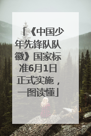 《中国少年先锋队队徽》国家标准6月1日正式实施，一图读懂