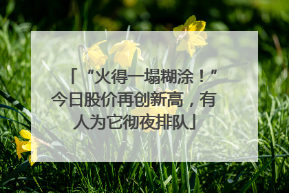 “火得一塌糊涂！”今日股价再创新高，有人为它彻夜排队
