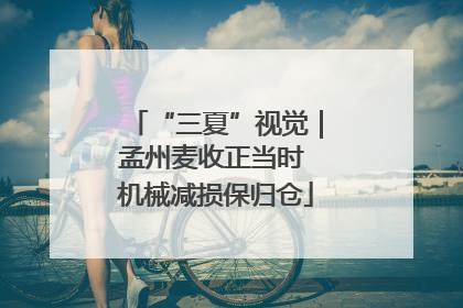 “三夏”视觉｜孟州麦收正当时 机械减损保归仓