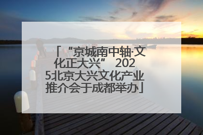 “京城南中轴·文化正大兴” 2025北京大兴文化产业推介会于成都举办