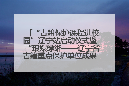 “古籍保护课程进校园”辽宁站启动仪式暨“琅嬛缥缃——辽宁省古籍重点保护单位成果展”在辽宁大学举行