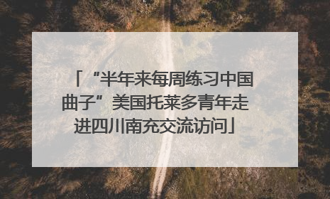 “半年来每周练习中国曲子”美国托莱多青年走进四川南充交流访问