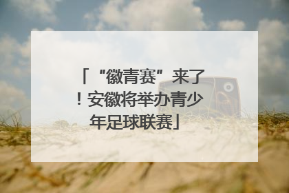 “徽青赛”来了！安徽将举办青少年足球联赛