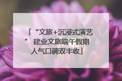 “文旅+沉浸式演艺” 建业文旅端午假期人气口碑双丰收