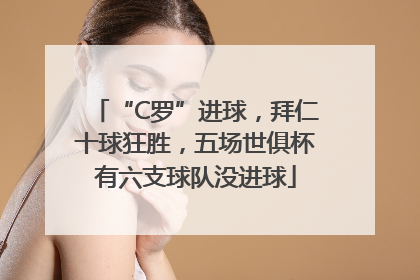 “C罗”进球，拜仁十球狂胜，五场世俱杯有六支球队没进球