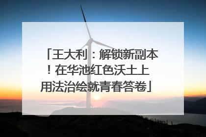 王大利：解锁新副本！在华池红色沃土上 用法治绘就青春答卷