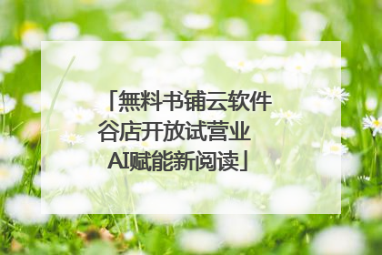 無料书铺云软件谷店开放试营业 AI赋能新阅读