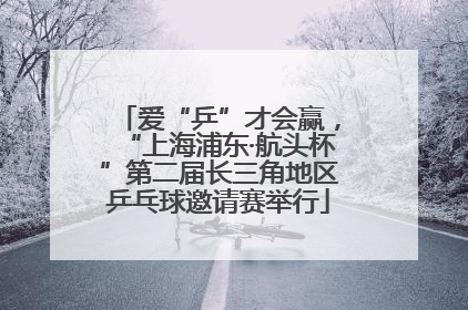 爱“乒”才会赢，“上海浦东·航头杯”第二届长三角地区乒乓球邀请赛举行