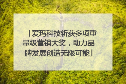 爱玛科技斩获多项重量级营销大奖，助力品牌发展创造无限可能