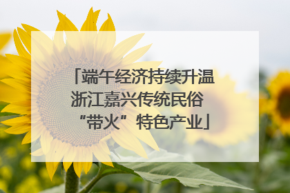 端午经济持续升温 浙江嘉兴传统民俗“带火”特色产业