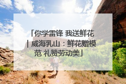你学雷锋 我送鲜花｜威海乳山：鲜花赠模范 礼赞劳动美