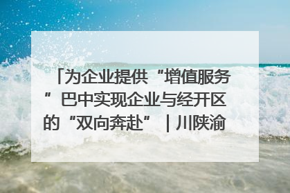为企业提供“增值服务”巴中实现企业与经开区的“双向奔赴”｜川陕渝网络名人巴中行