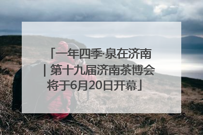 一年四季·泉在济南｜第十九届济南茶博会将于6月20日开幕