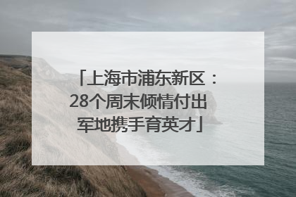 上海市浦东新区：28个周末倾情付出 军地携手育英才