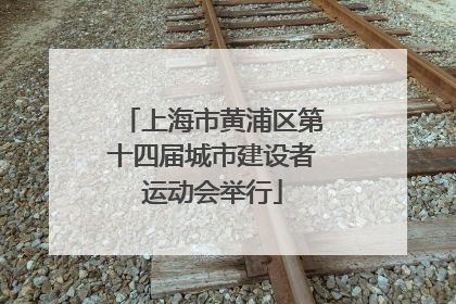 上海市黄浦区第十四届城市建设者运动会举行
