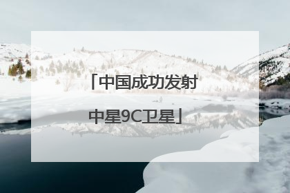 中国成功发射中星9C卫星