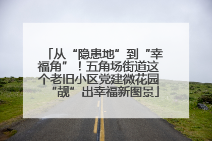 从“隐患地”到“幸福角”！五角场街道这个老旧小区党建微花园“靓”出幸福新图景
