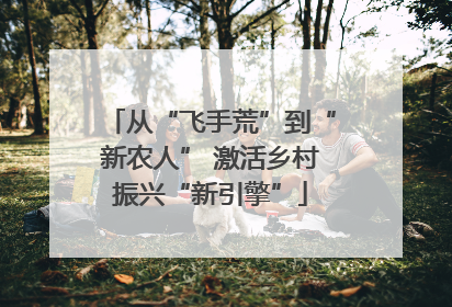 从“飞手荒”到“新农人” 激活乡村振兴“新引擎”