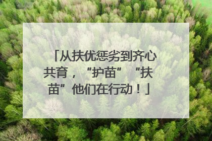 从扶优惩劣到齐心共育，“护苗”“扶苗”他们在行动！