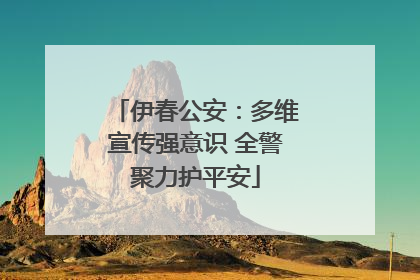 伊春公安：多维宣传强意识 全警聚力护平安