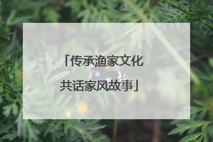 传承渔家文化 共话家风故事