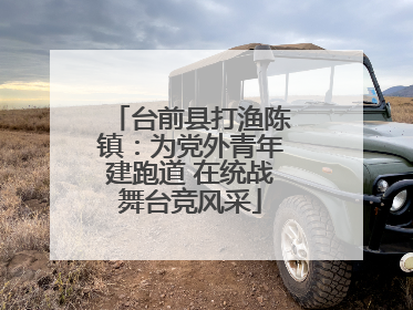 台前县打渔陈镇：为党外青年建跑道 在统战舞台竞风采
