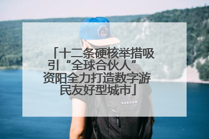 十二条硬核举措吸引“全球合伙人” 资阳全力打造数字游民友好型城市