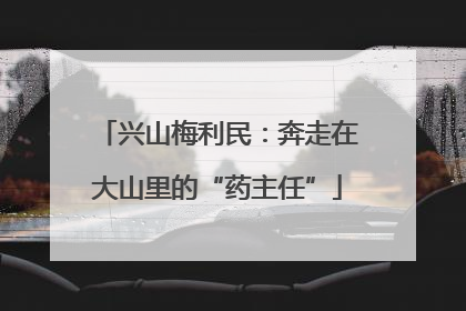 兴山梅利民：奔走在大山里的“药主任”