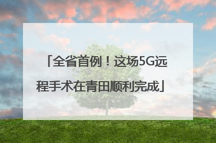 全省首例！这场5G远程手术在青田顺利完成