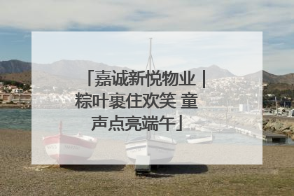 嘉诚新悦物业｜粽叶裹住欢笑 童声点亮端午