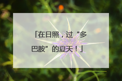 在日照，过“多巴胺”的夏天！