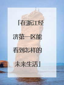 在浙江经济第一区能看到怎样的未来生活