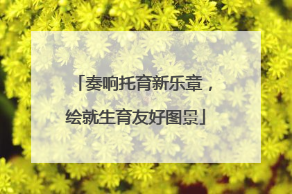 奏响托育新乐章，绘就生育友好图景