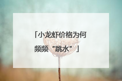 小龙虾价格为何频频“跳水”