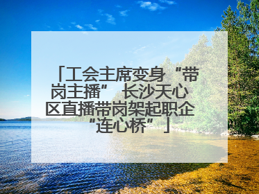 工会主席变身“带岗主播” 长沙天心区直播带岗架起职企“连心桥”