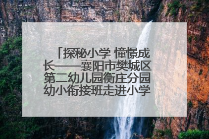 探秘小学 憧憬成长——襄阳市樊城区第二幼儿园衡庄分园幼小衔接班走进小学开展参观体验活动