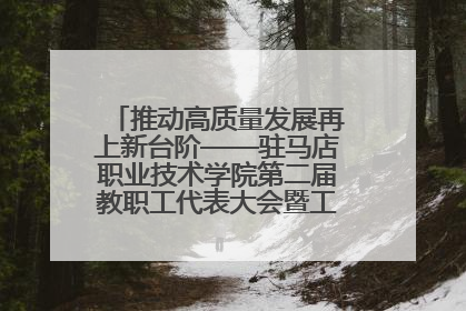 推动高质量发展再上新台阶——驻马店职业技术学院第二届教职工代表大会暨工会会员代表大会第四次会议成功召开