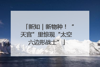 新知｜新物种！“天宫”里惊现“太空六边形战士”