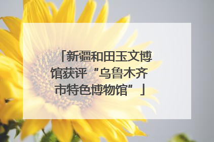新疆和田玉文博馆获评“乌鲁木齐市特色博物馆”