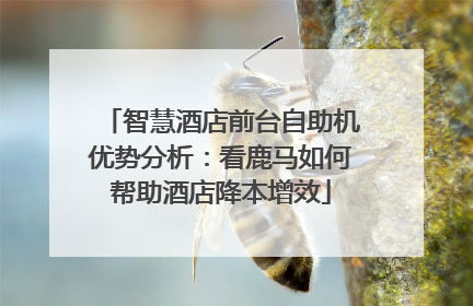 智慧酒店前台自助机优势分析：看鹿马如何帮助酒店降本增效