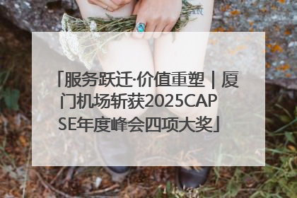 服务跃迁·价值重塑｜厦门机场斩获2025CAPSE年度峰会四项大奖