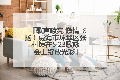 歌声嘹亮 激情飞扬！威海市环翠区张村镇在5·23歌咏会上绽放光彩