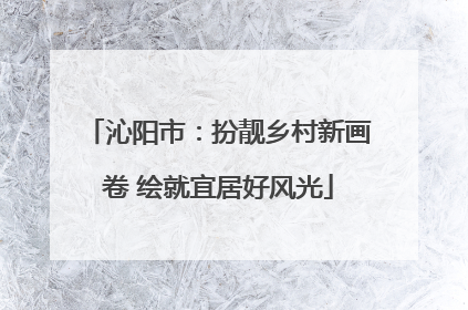 沁阳市：扮靓乡村新画卷 绘就宜居好风光