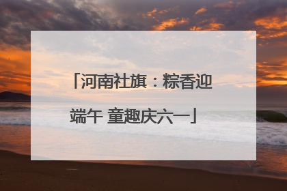 河南社旗：粽香迎端午 童趣庆六一