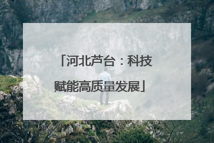 河北芦台：科技赋能高质量发展