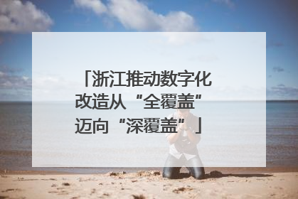 浙江推动数字化改造从“全覆盖”迈向“深覆盖”
