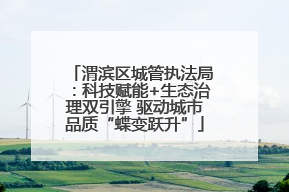 渭滨区城管执法局：科技赋能+生态治理双引擎 驱动城市品质“蝶变跃升”