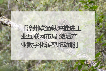 漳州联通纵深推进工业互联网布局 激活产业数字化转型新动能
