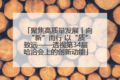 聚焦高质量发展丨向“新”而行 以“质”致远——透视第34届哈洽会上的创新动能