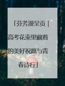 芬芳漫呈贡｜高考花束里藏着的美好祝愿与青春诗行
